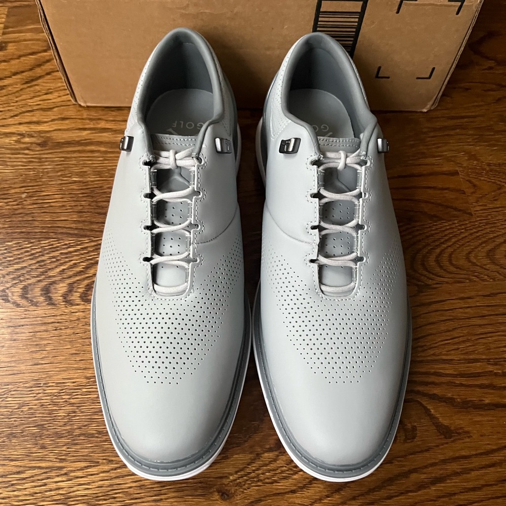 Nike Air Jordan ADG 4 Wolf Smoke Grey White Golf Shoes DM010-010 Sz Mens - Picture 6 of 8